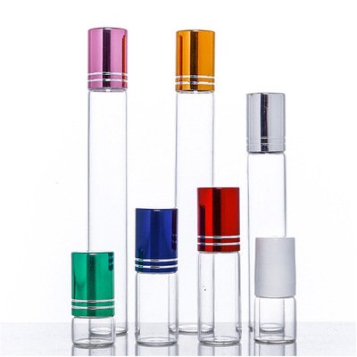 1ml 2ml 3ml 5ml10ml 12ml 15ml Essential oil Perfume clear transparent roll on glass roller bottle