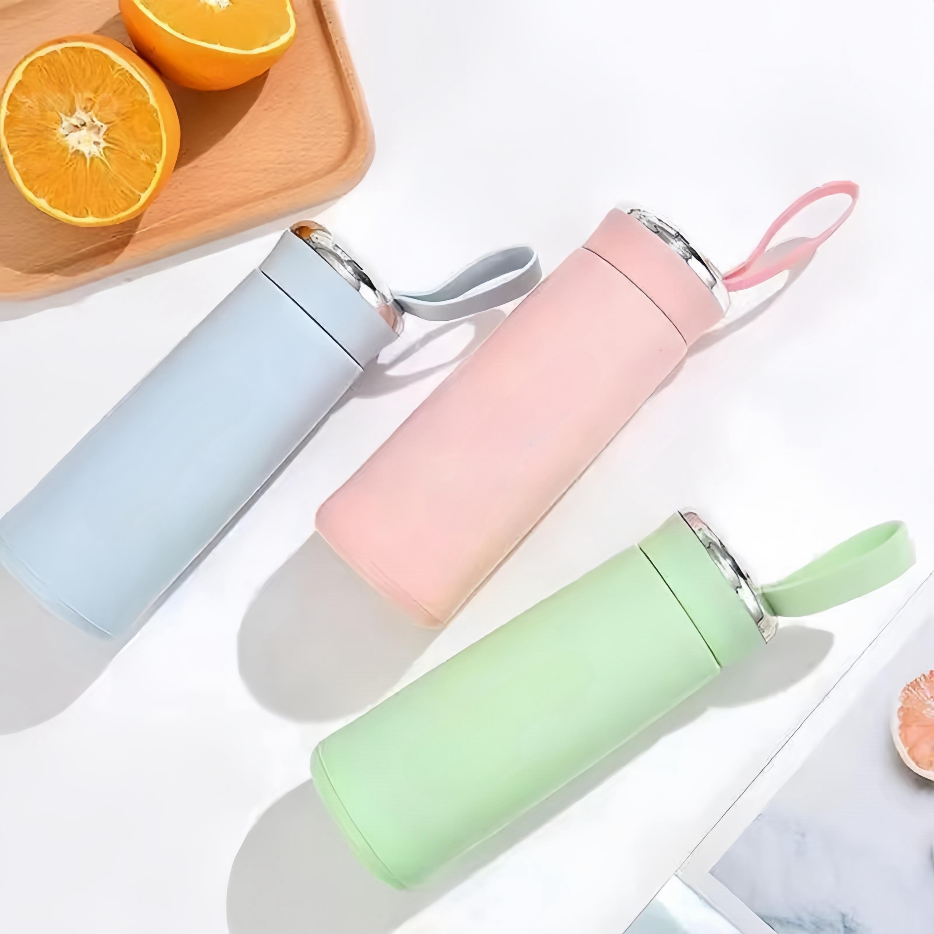 New customizable beautiful glass liner creative water bottle qingdao glass bottle