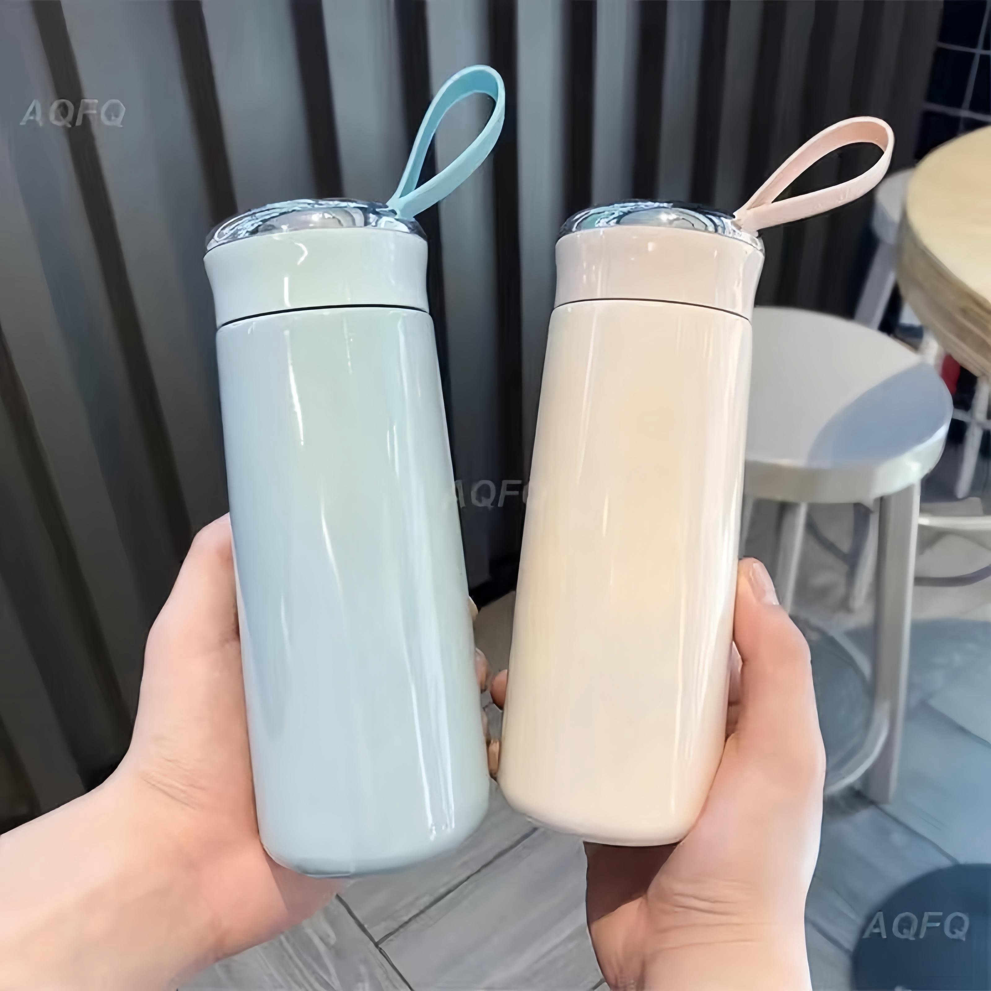 New customizable beautiful glass liner creative water bottle qingdao glass bottle