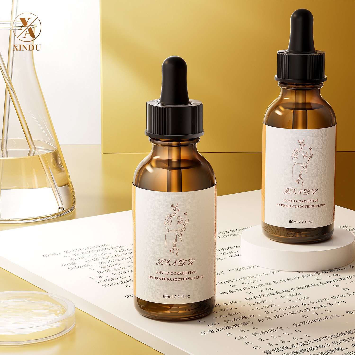 30ml essential oil bottle 15ml amber glass dropper bottle 10ml matte clear glass bottle with dropper for perfume