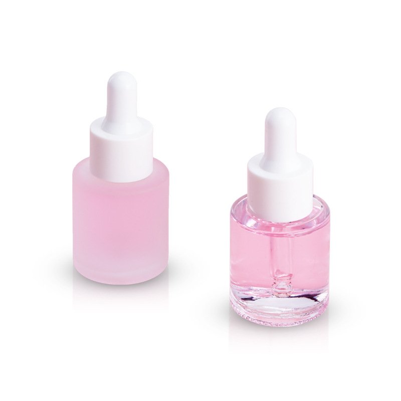 1ml 2ml 3ml 5ml frost cosmetic essential oil glass dropper bottle New Vial Glass Bottle with Dropper for Mini Serum Sample