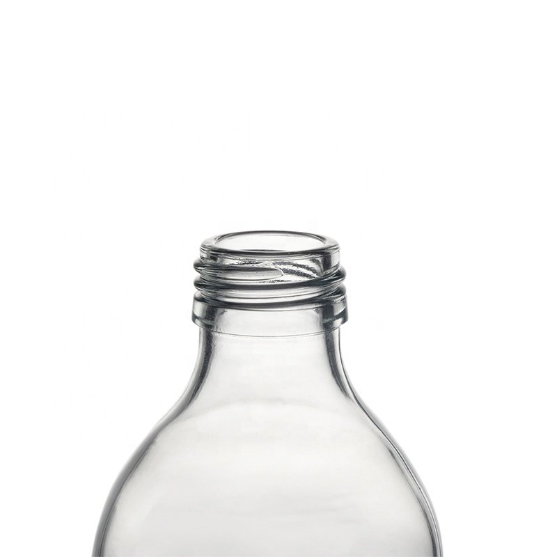 Berlin Packaging 300ml Soda Juice Ice Tea Bottle Glass Packaging Beverage Saline Drip Bottle Round Glass