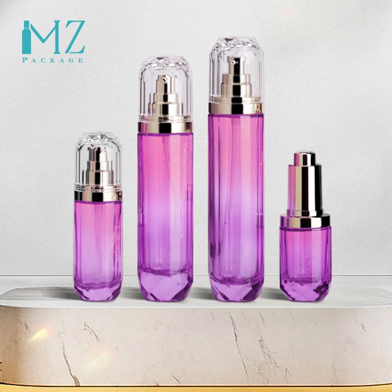 100ml 120ml Thick Bottom Cosmetic Glass bottle 30g Glass Bottle With Dropper and Essential Oil Glass Jars