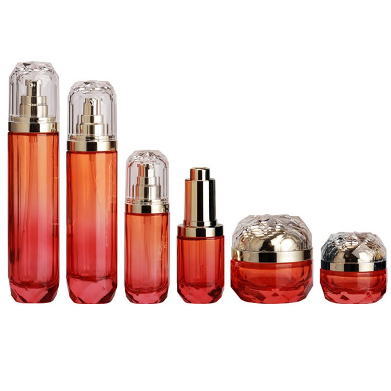 100ml 120ml Thick Bottom Cosmetic Glass bottle 30g Glass Bottle With Dropper and Essential Oil Glass Jars