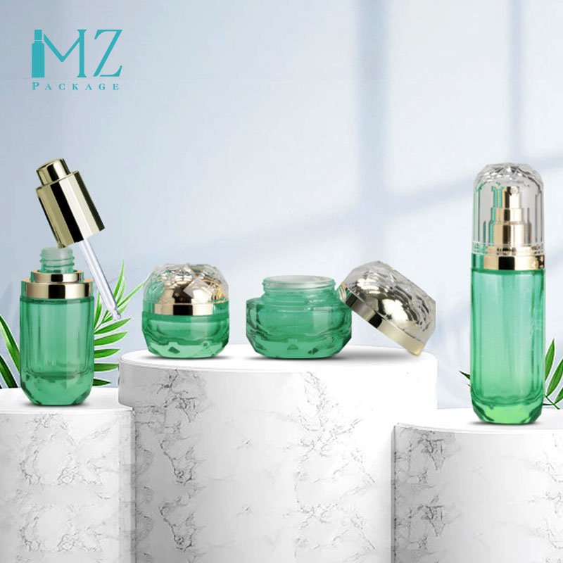 100ml 120ml Thick Bottom Cosmetic Glass bottle 30g Glass Bottle With Dropper and Essential Oil Glass Jars