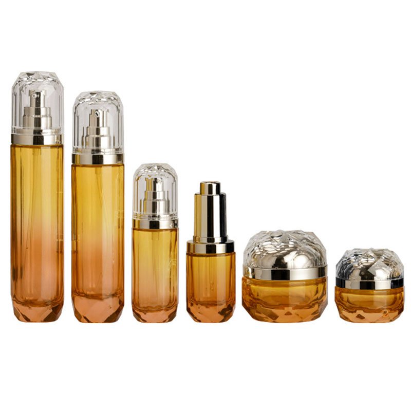 100ml 120ml Thick Bottom Cosmetic Glass bottle 30g Glass Bottle With Dropper and Essential Oil Glass Jars