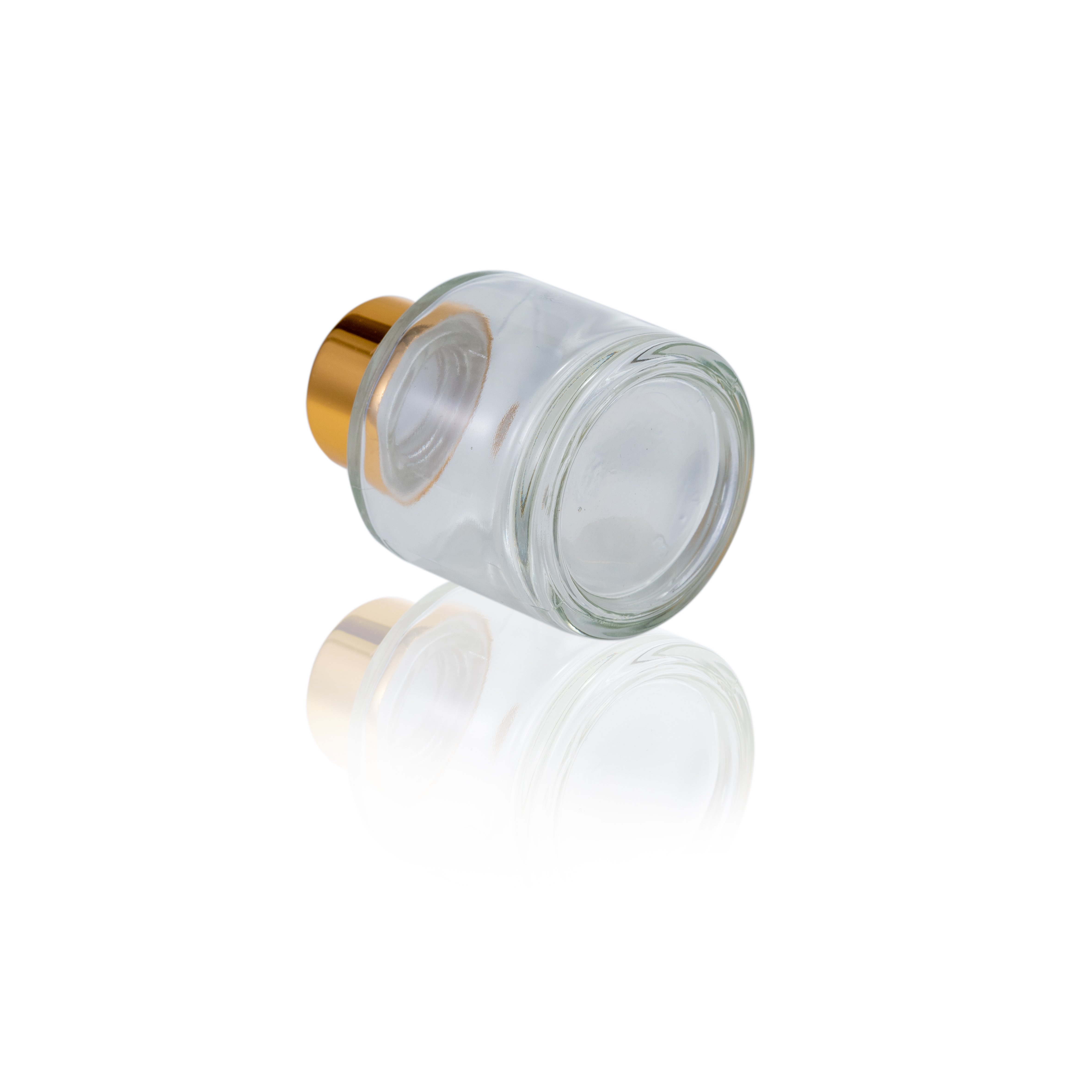 Wholesale 50ml 100ml 150ml 200ml Factory Classic Round Empty Aroma Glass Perfume Reed Diffuser Bottles