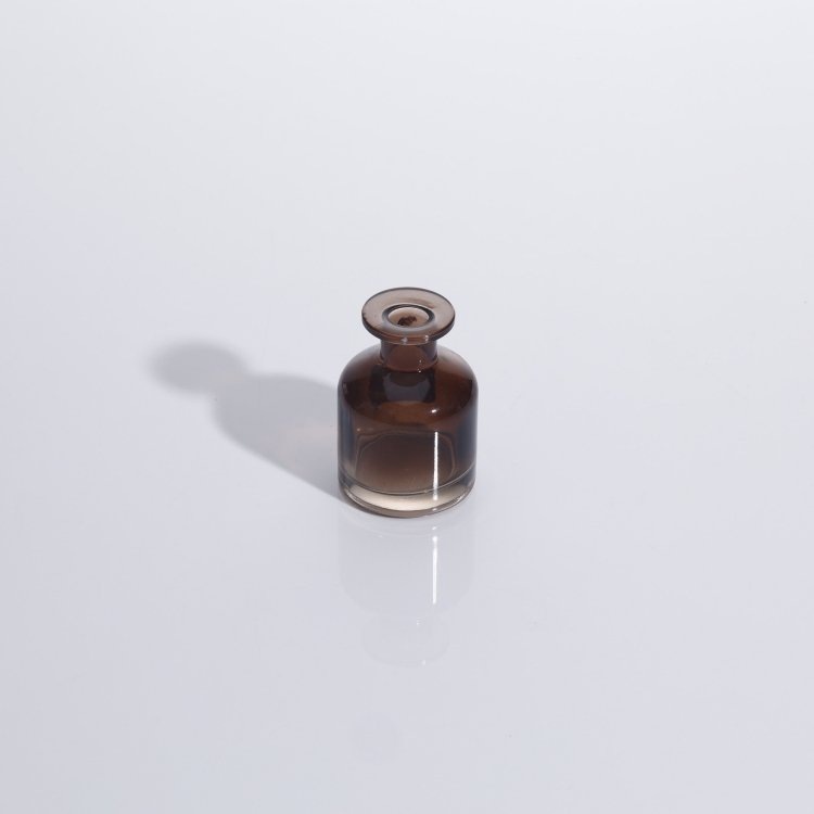 50ml 100ml 150ml 200ml 300ml Amber color coated series home diffuser glass bottle empty reeds fragrance aroma diffuser bottle