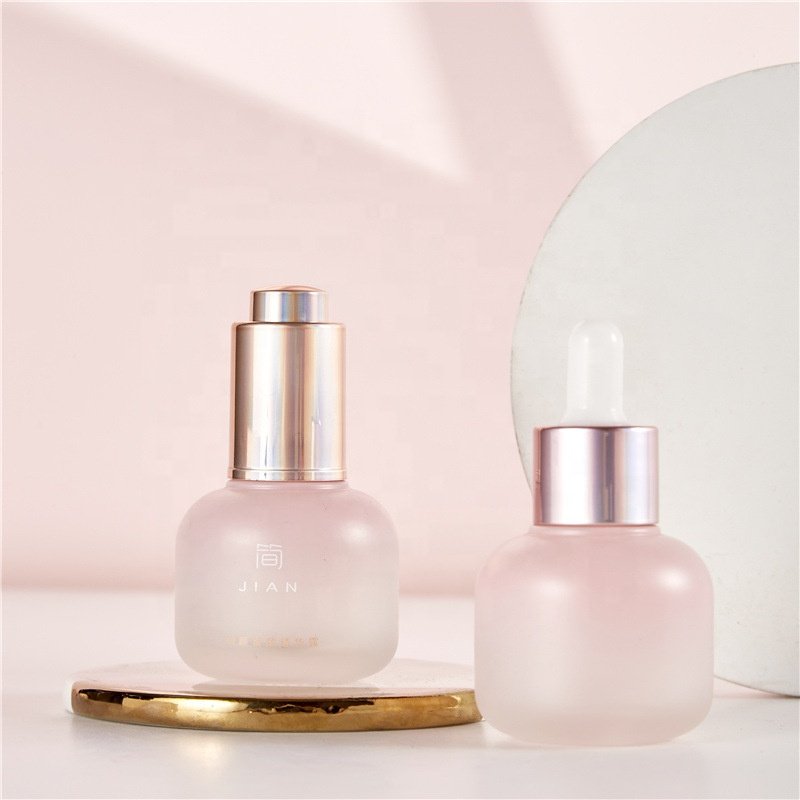 Essential oil glass dropper bottle Marbi In same series serum glass bottle skin care dropper packaging container supplier