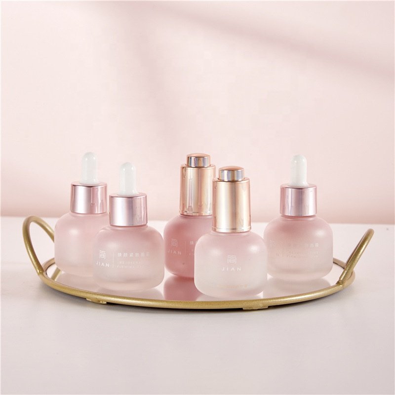 Essential oil glass dropper bottle Marbi In same series serum glass bottle skin care dropper packaging container supplier