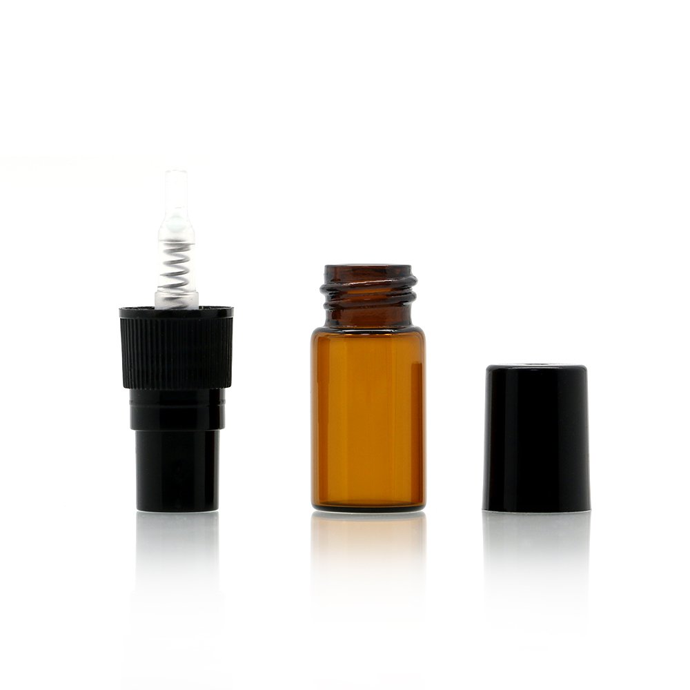 Wholesale custom luxury 1ml 2ml 3ml 5ml 7ml 10ml Clear Empty Round Shaped Glass Spray 10ml refillable atomizer perfume