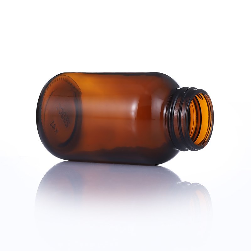 250ml customize skin care 500ml amber round shampoo glass bottle with pump spray for essential oil