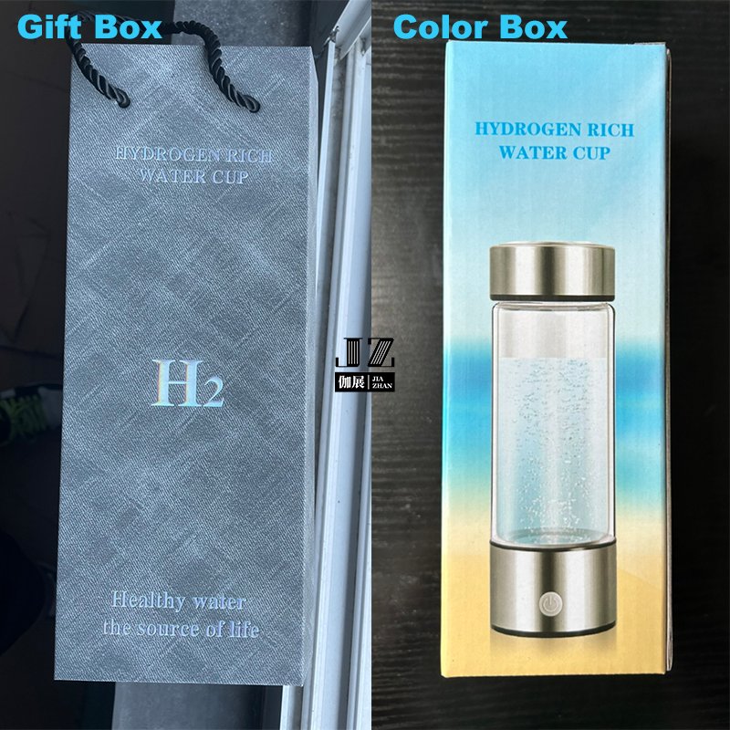Generator Ionizer H2 Rich Cup Filter Glass Portable Hydrogen-Rich Alkaline Health Maker USB Hydrogen Water Bottle