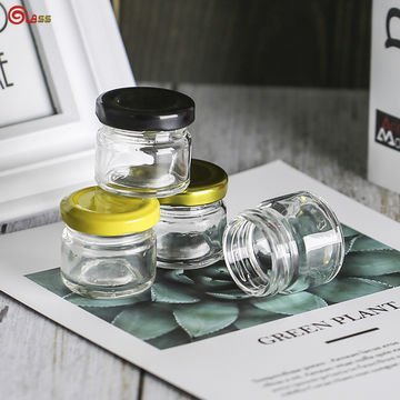 New Design Food Grade Empty Clear Round Bird Nest Bottle Glass Honey Jam Jar with Lid Camping Kitchen Minimalist Customized Logo