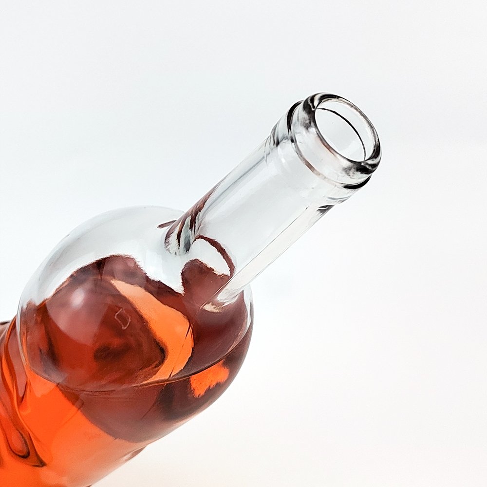 Angel's Hand Glass Wine Bottle Alcohol Bottle 750ml Liquor Drinking Spirit Glass Bottles