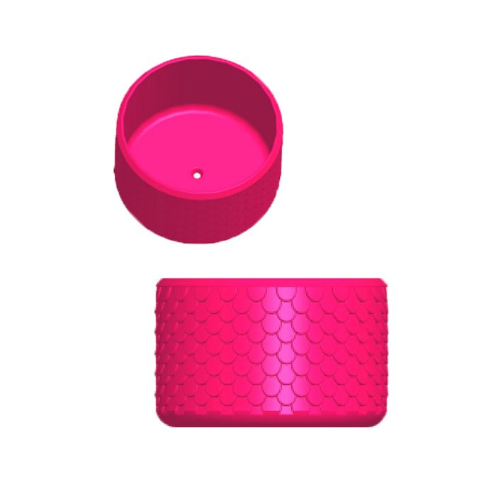 Mermaid Texture Silicone Sleeves Tumbler Bumpers Metallic Chameleon Silicone Boots for 40oz 32oz Tumbler Glass Bottle