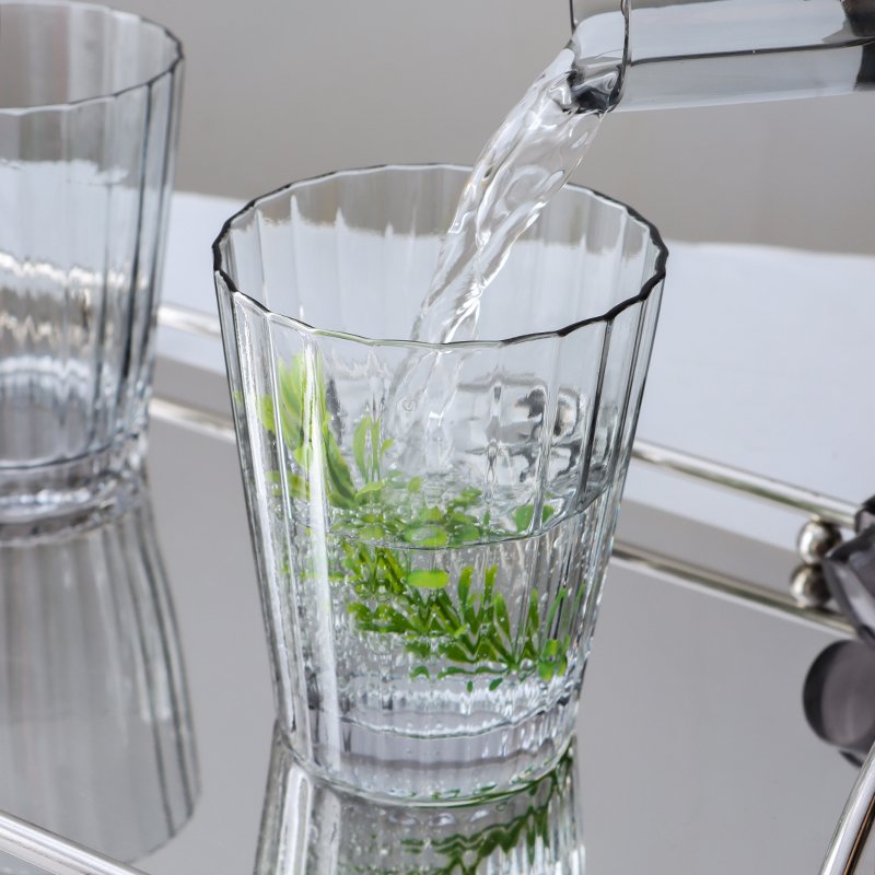 500ml New Design Stainless Glass Water Bottle Vintage Luxury water cup set