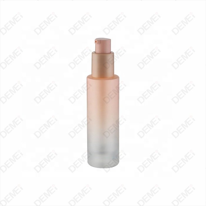 30Ml 1OZ Cosmetics Matte Pink Skin Care Products Cosmetics Liquid Foundation Glass Bottle Packaging