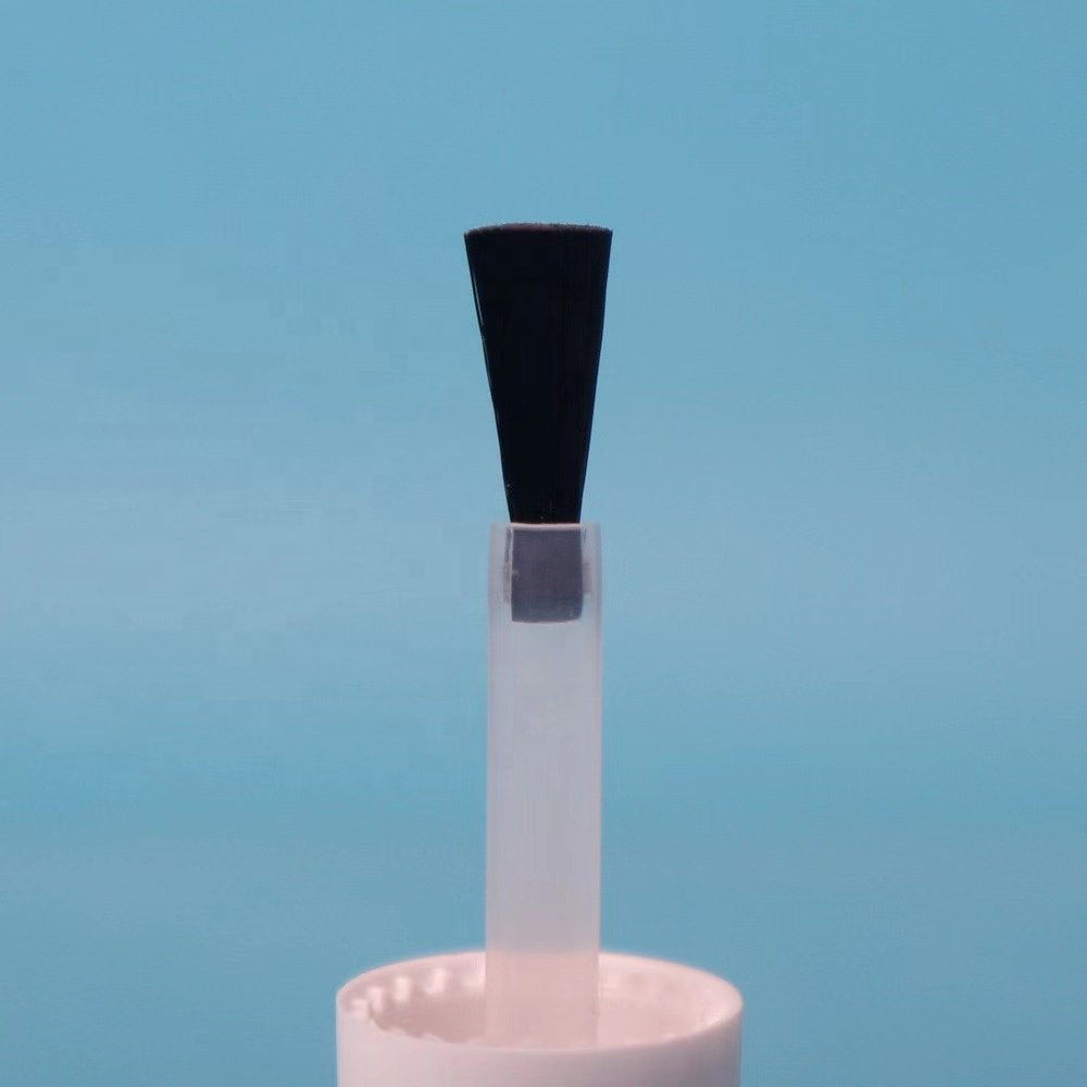 Square 8ml Nail Polish Glass Bottle Colorful UV Nail Polish Bottle With Cap And Brush