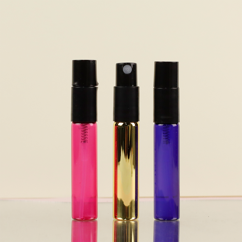 Cheap 2ml 3ml 5ml 10ml Small Perfume Atomizer Vials Sample Glass Bottle With Plastic Spray Pump Mini Tester Bottles