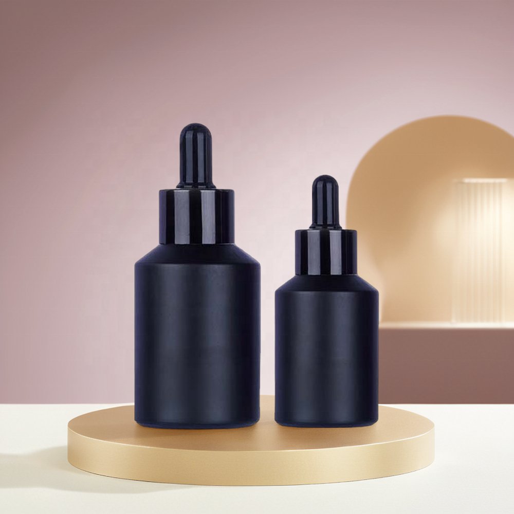 Custom Luxury 1oz 2oz 30ml 60ml Clear Glass Serum Dropper Essential Oil Glass Dropper Bottle