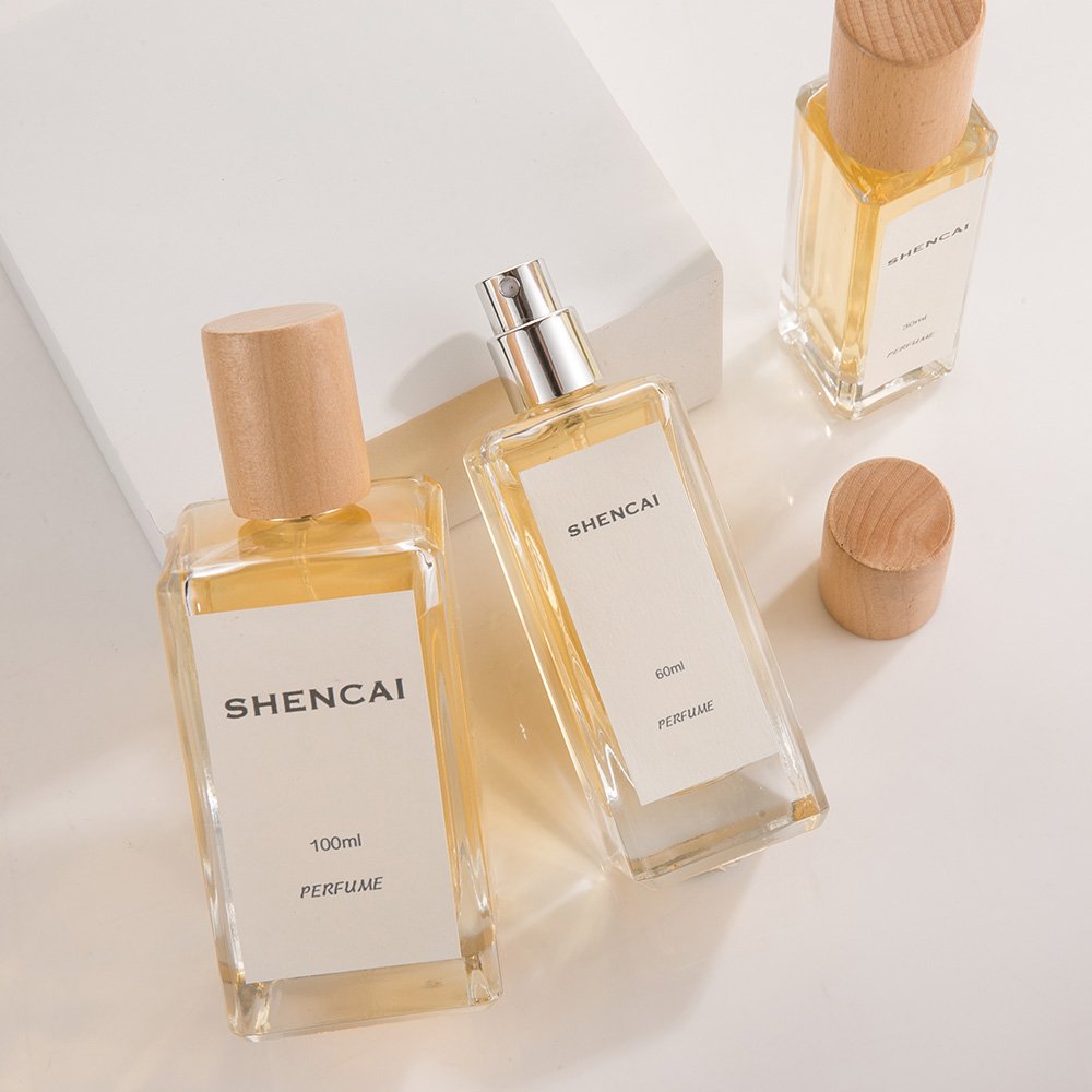 Custom 30ml 50ml 100ml Square Cube Empty Perfume Bottle Clear Glass Bottle With Spray Parfum Glass Bottle