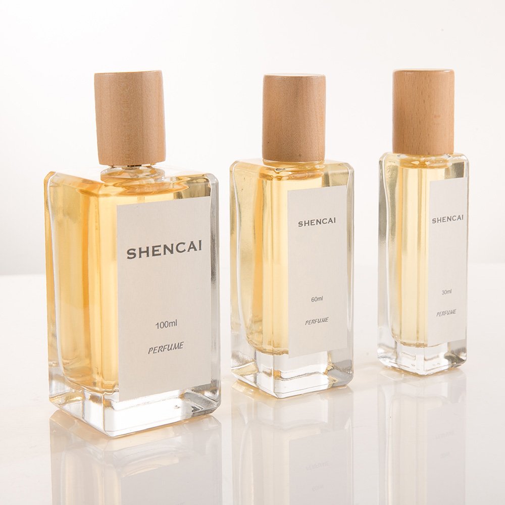 Custom 30ml 50ml 100ml Square Cube Empty Perfume Bottle Clear Glass Bottle With Spray Parfum Glass Bottle
