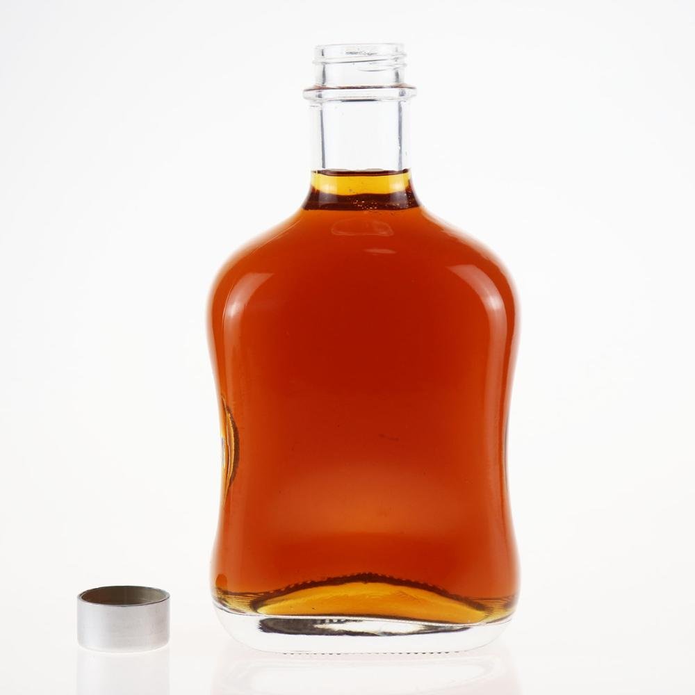 700ml Factory wholesale plating gold crystal glass vodka spirit glass bottle