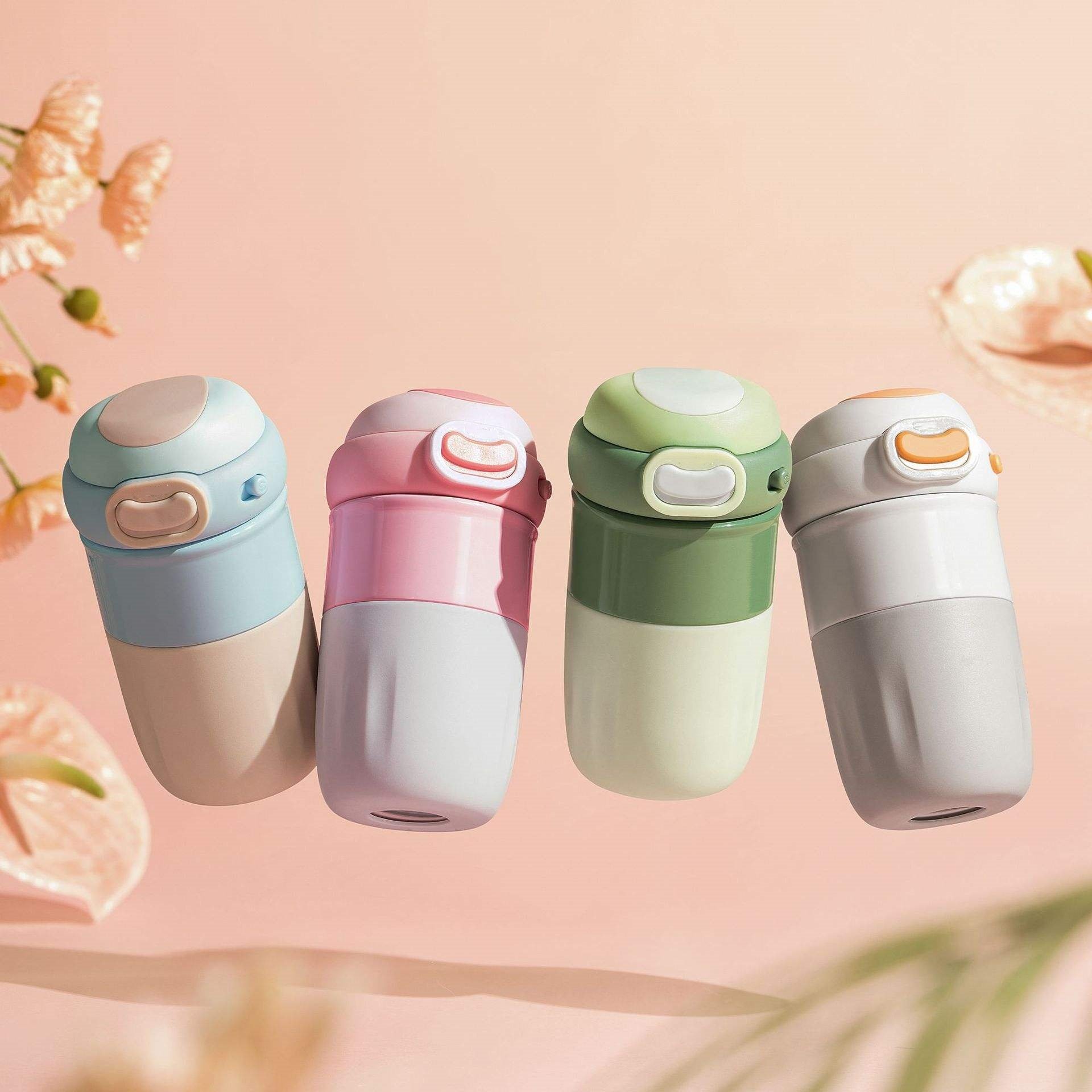 Cute Kids Cartoon 316 Stainless Steel Vacuum Thermos Insulated Coffee Mug Cup Dog Stainless Steel Water Bottle