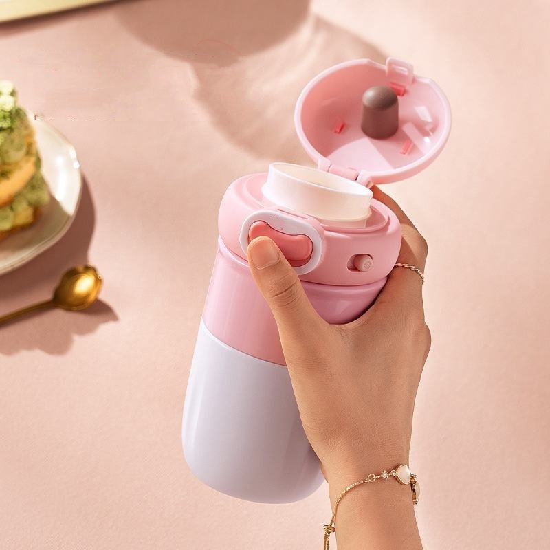 Cute Kids Cartoon 316 Stainless Steel Vacuum Thermos Insulated Coffee Mug Cup Dog Stainless Steel Water Bottle
