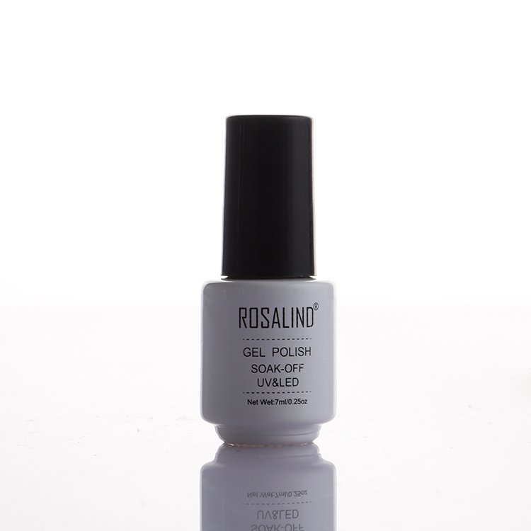 Custom 8ml Empty Fancy Custom Black UV Gel Packaging Nail Polish Bottle