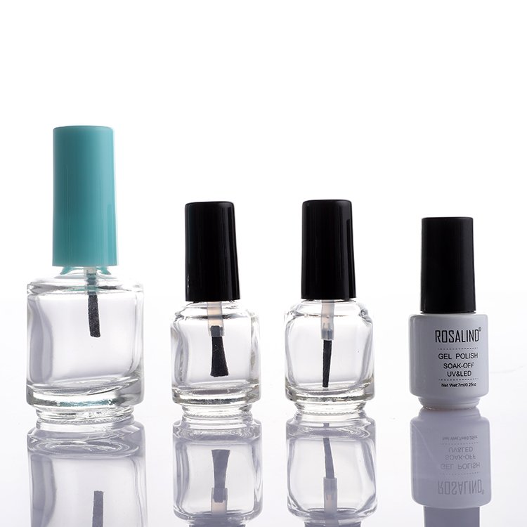 Custom 8ml Empty Fancy Custom Black UV Gel Packaging Nail Polish Bottle
