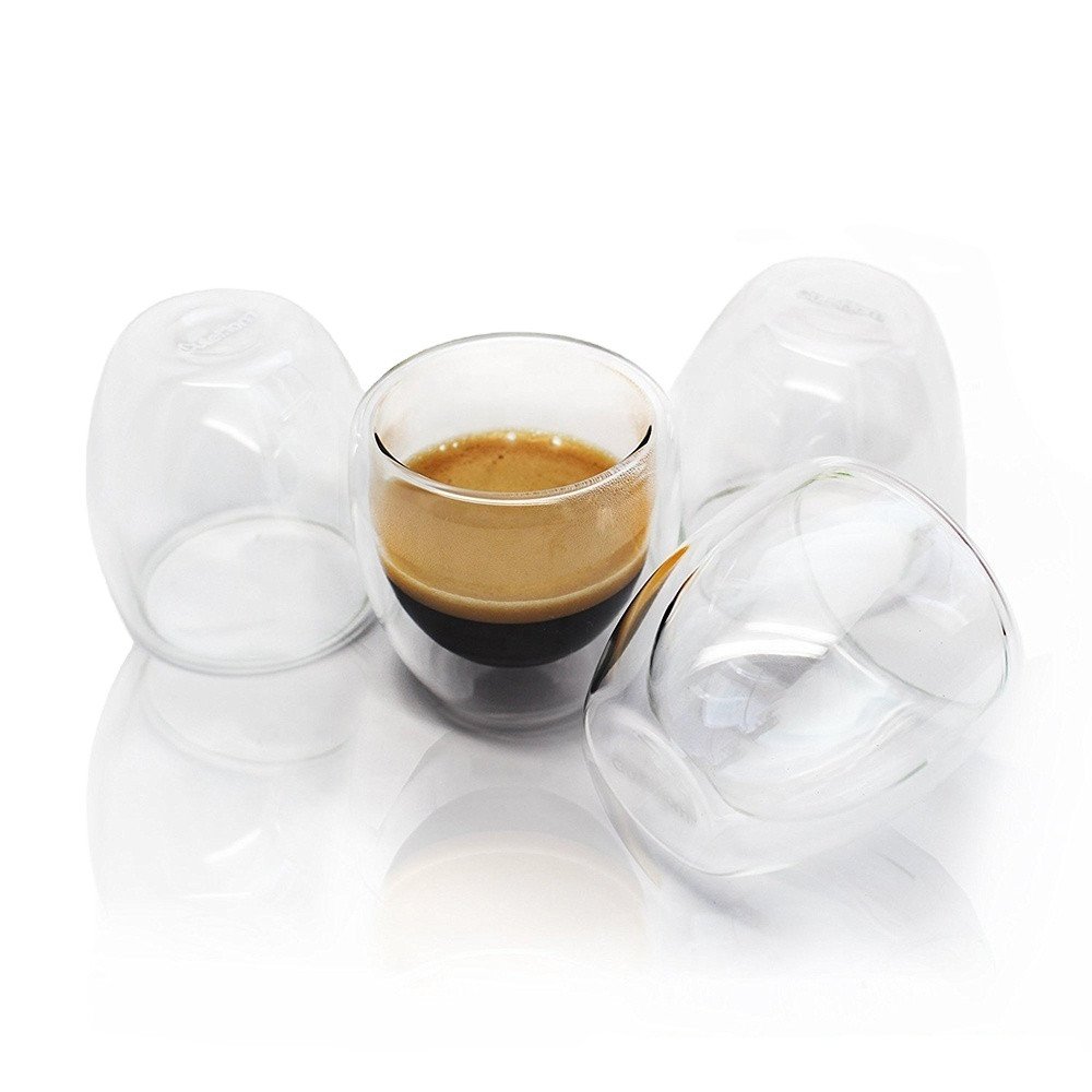 Handmade Glassware Tea Juice Water Drink Double Wall glass Reusable Coffee Cup