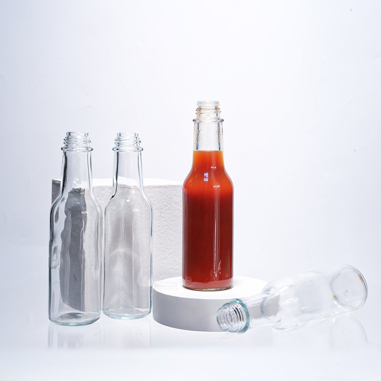 150 Ml Bbq Sauce Glass Bottle 5oz Hot Sauce Bottle Honey Jars Wholesale