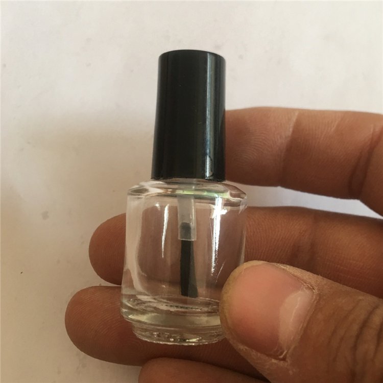 IBELONG Wholesale Clear Transparent Round Square 5ml 10ml Empty Nail Polish Glass Bottle With Brush Supplier