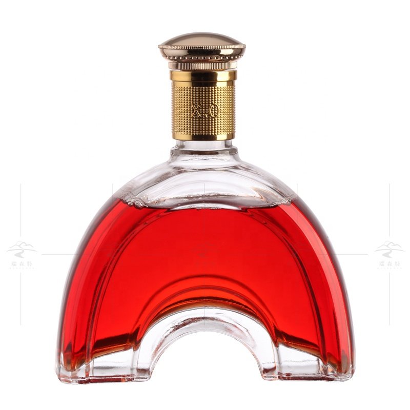 best selling super flint cork sealing 700 ml xo brandy vodka bottle spirits glass bottle