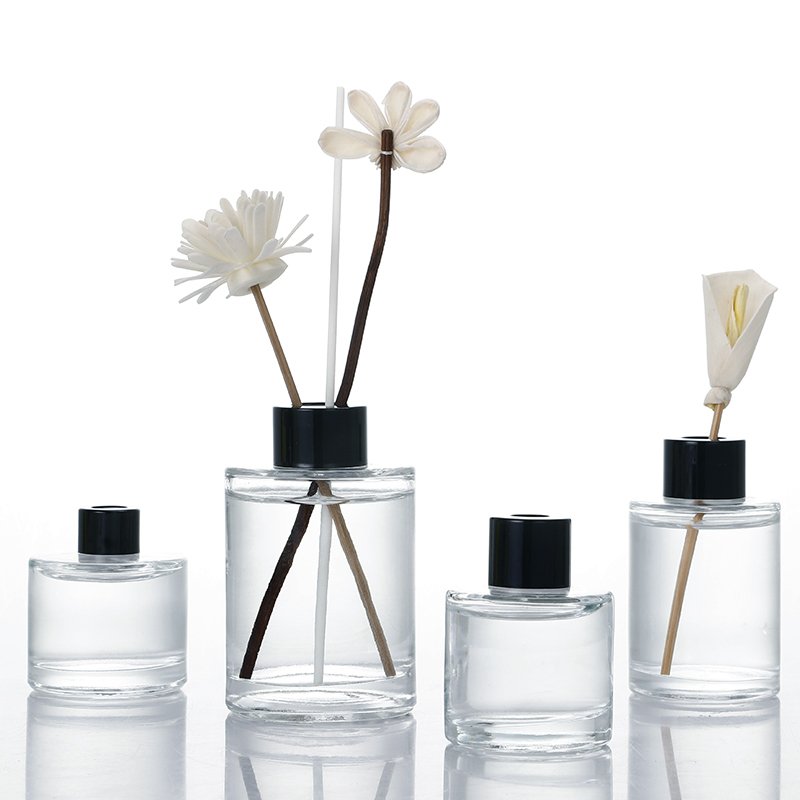 Wholesale Clear Empty Glass Essential Oil Aromatherapy Aroma Diffuser Bottle with stick