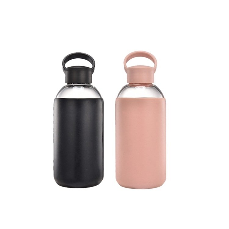 500ml luxury custom Free shipping New design hot selling crystal glass bottle water bottle with crystal stones