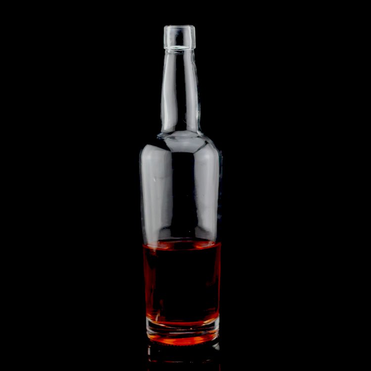 Wholesale fancy frost personalized vodka bottle 1000ml 750ml 500ml glass bottle for vodka