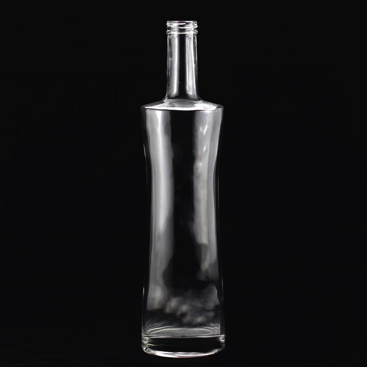 Wholesale fancy frost personalized vodka bottle 1000ml 750ml 500ml glass bottle for vodka