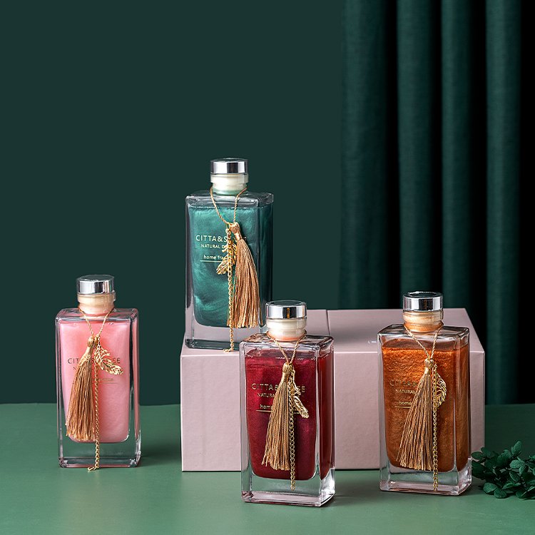 Wholesale Private Label Luxury Home Decorative Fragrance Crystal Glass Bottle Reed Diffuser