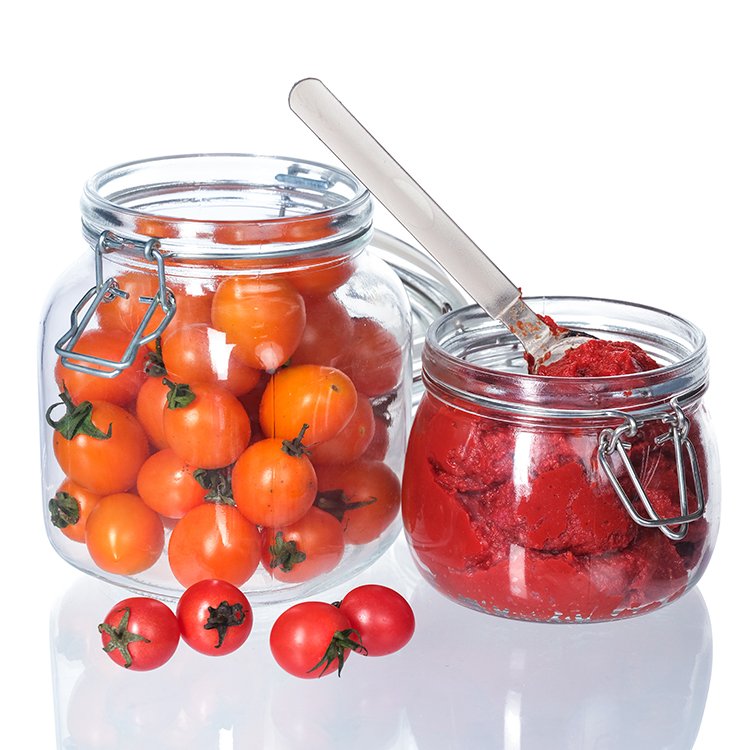 Wholesale Glass Jar With Metal Clip Glass Storage Jar Bottle With Flip Top Lid