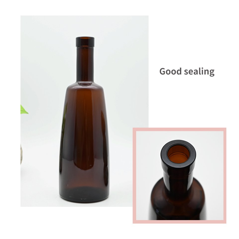 500ML Brown/ coffee/ amber glass Wine bottle to order