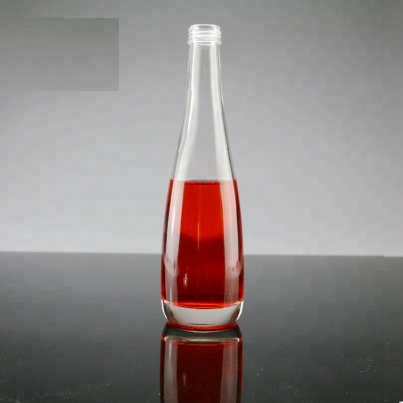 Custom made high flint water glass bottle 350ml 500ml 750ml 1000ml for mineral water bottles