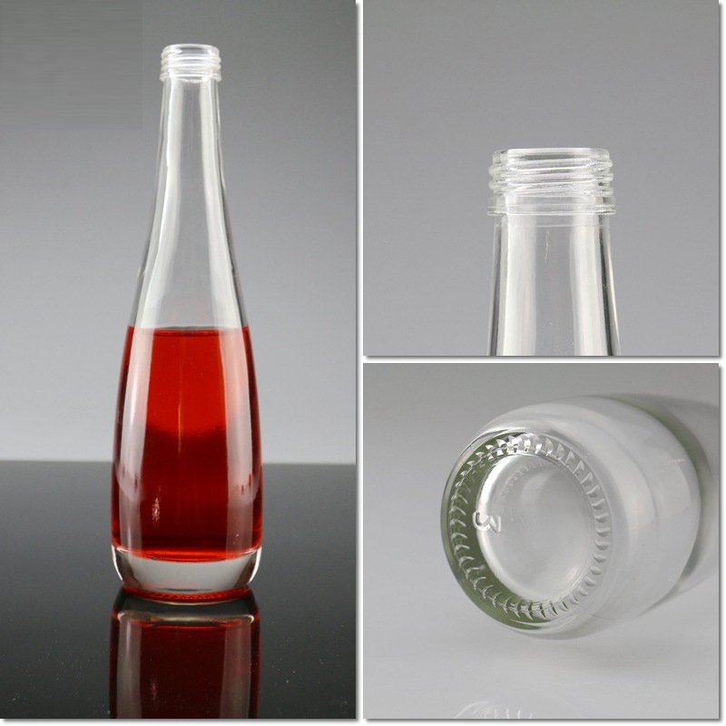 Custom made high flint water glass bottle 350ml 500ml 750ml 1000ml for mineral water bottles