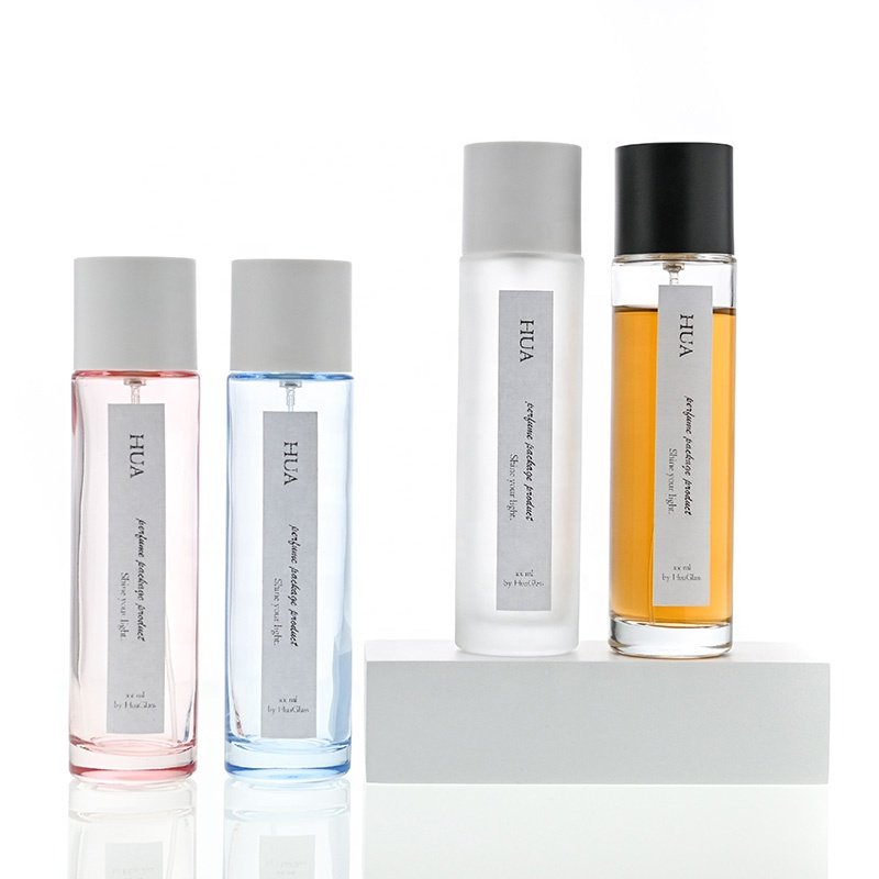 China Luxury Square Shape 30ml 50ml 100ml Black Pink Cologne Bottle Perfume Glass Bottle With Fine Mist Spray