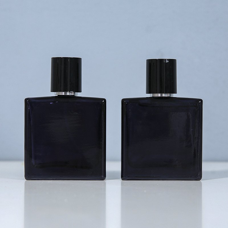 30ml 50ml 100ml Black Perfume Empty Bottle Portable Glass Spray Travel Size Bottles