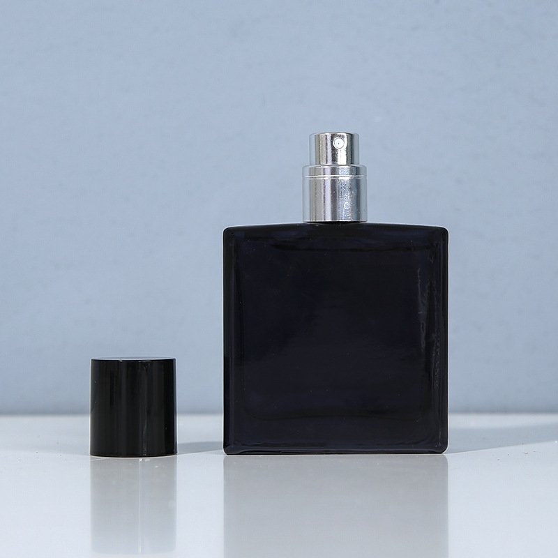 30ml 50ml 100ml Black Perfume Empty Bottle Portable Glass Spray Travel Size Bottles