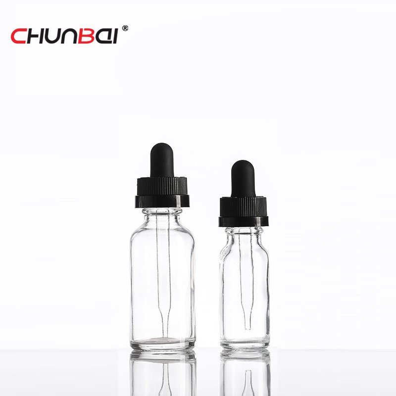Popular In Italy Hugh Quality Empty 5ml 10ml Mini Glass Clear/Amber Massage Oil Glass Dropper Bottle For Body Oil