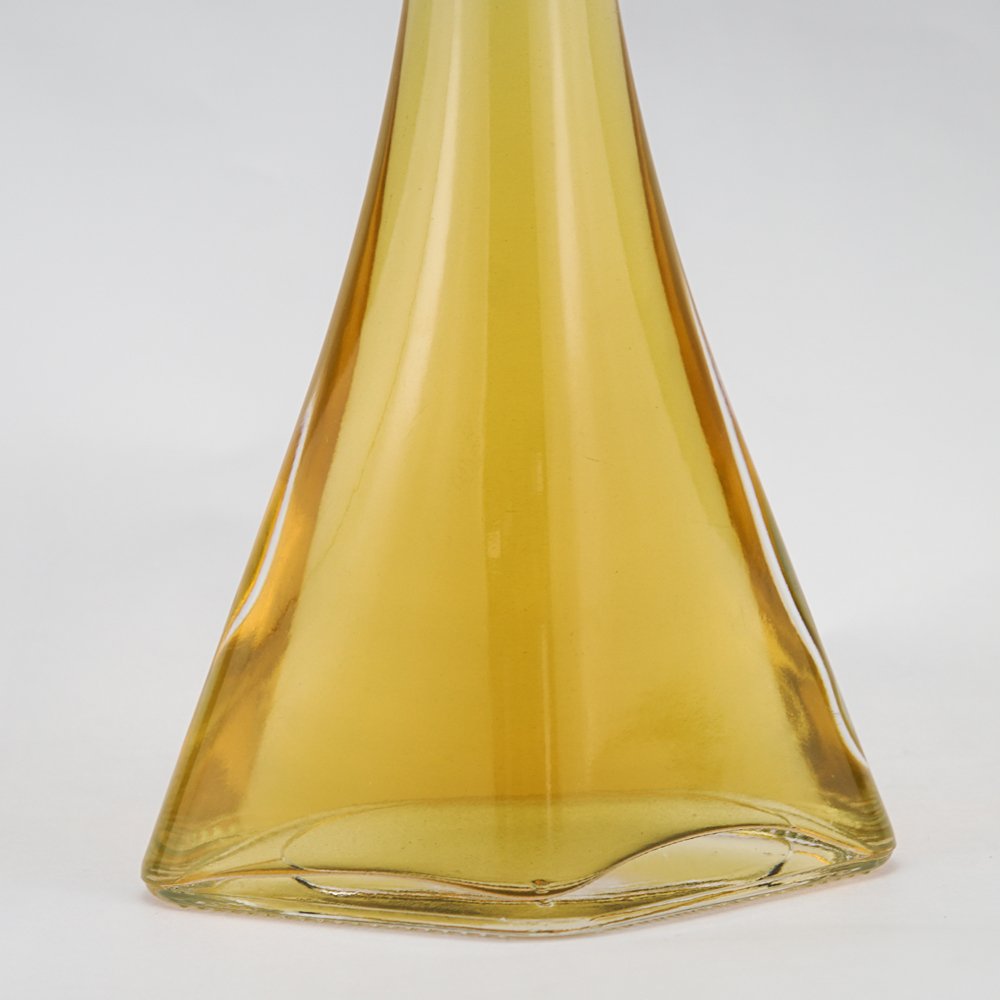 easy hold fashion shape transparent whisky vodka rum brandy wine cork stopper glass bottle